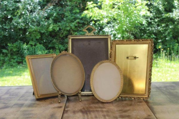 Various Brass Picture Frames
