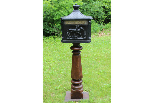 Black Victorian Letter Box