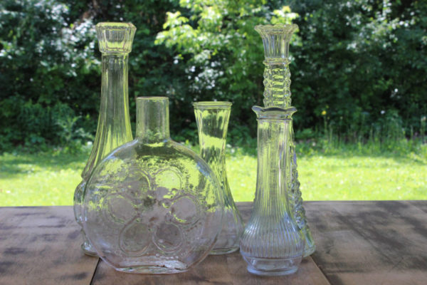 Clear Glass Vases -Medium