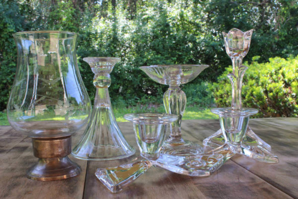 Clear Glass Candles