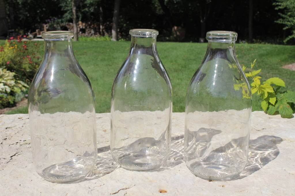 Half Gallon Glass Milk Bottles