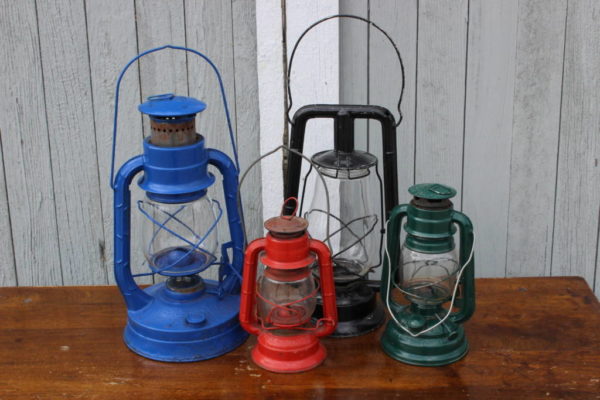 Assorted Old Lanterns - Vintique Rental WI