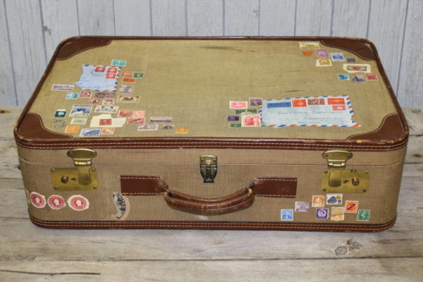 Tan Travel Suitcase