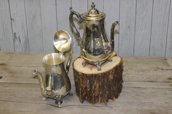 Silver Tea Pots- Vintique Rental WI
