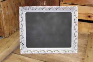 Ornate Metal Trimmed Chalkboard (2)