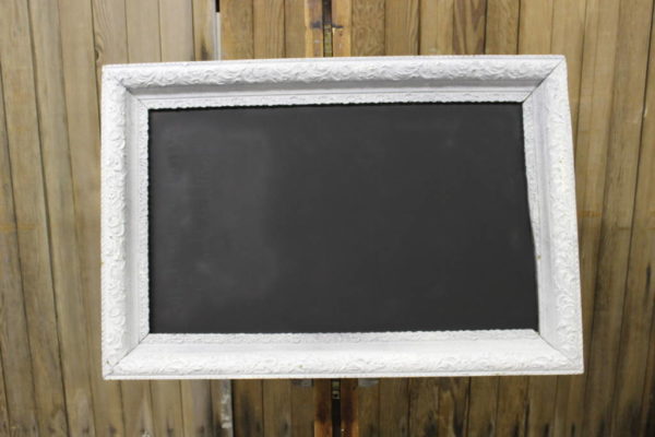F9: White Ornate Chalkboard