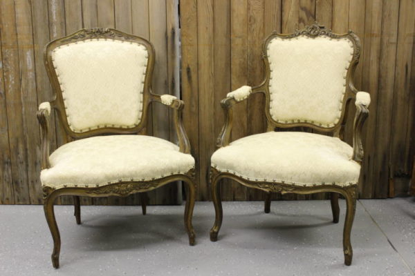 Cream Parlor Chairs