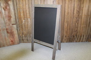F114 (ABC): Barn Wood Bistro Chalkboard