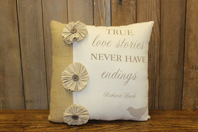 Vintique Rental-Wisconsin Wedding Pillow