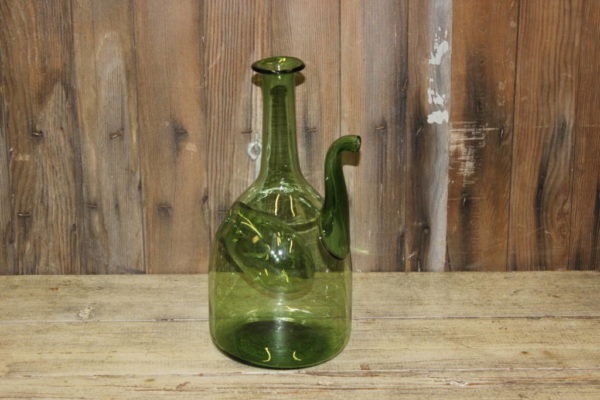 Green Wine Bottle With Spout