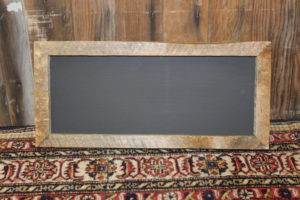 F155: Rectangular Barn Wood Chalkboard