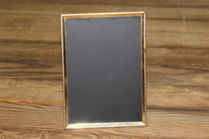 F226: Plain Edged Gold Chalkboard-S
