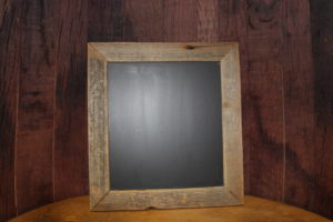 F243: Square Barn Wood Chalkboard