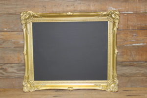 F250: Ornate Gold Chalkboard