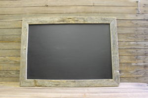 F321: Simple Barn Wood Chalkboard