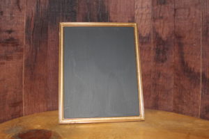 F310: Simple Rose Gold Metal Chalkboard