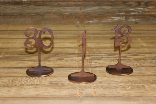 Bronze Table Numbers