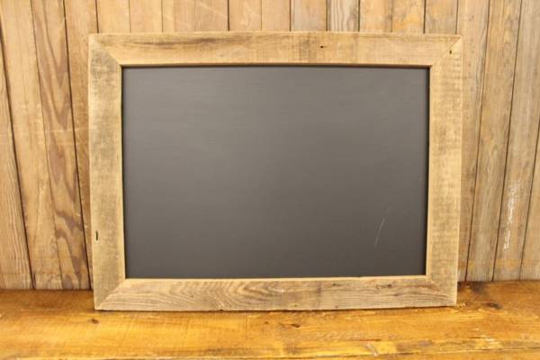 F189 Simple Barn Wood Chalkboard