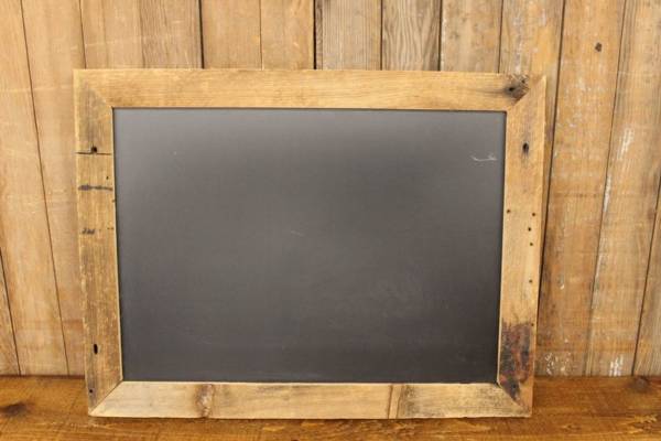 F256 Rustic Barn Wood Chalkboard