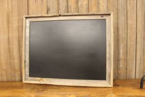 F219: Gray Barn Wood Chalkboard