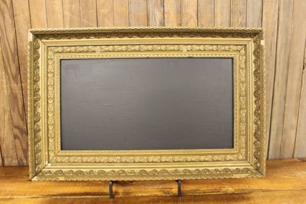 F305 Gold Thick Trimmed Chalkboard