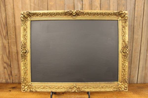 F253: Gilded Gold Chalkboard