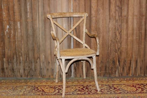 Cane Cross Backed Chairs