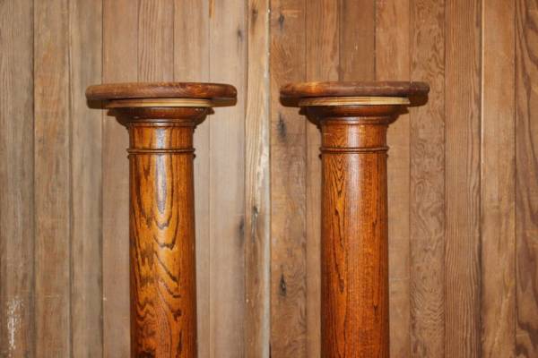 Tall Oak Columns