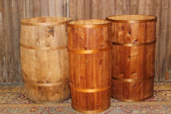 Wood Strapped Barrels