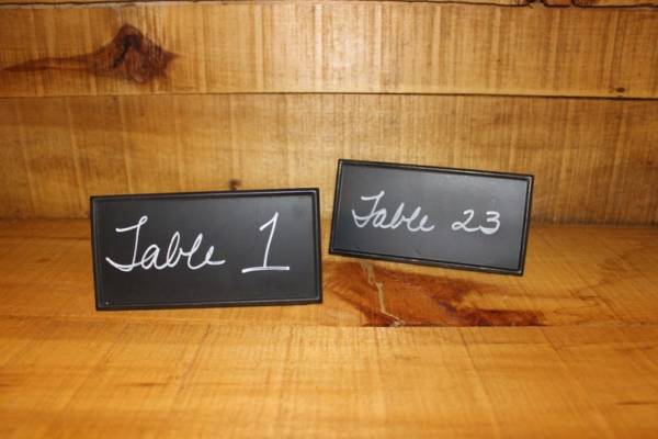 Chalkboard ID Table Numbers -Vintique Rental WI