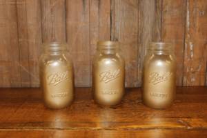 Gold Bottom Quart Mason Jar- Vintique Rental WI
