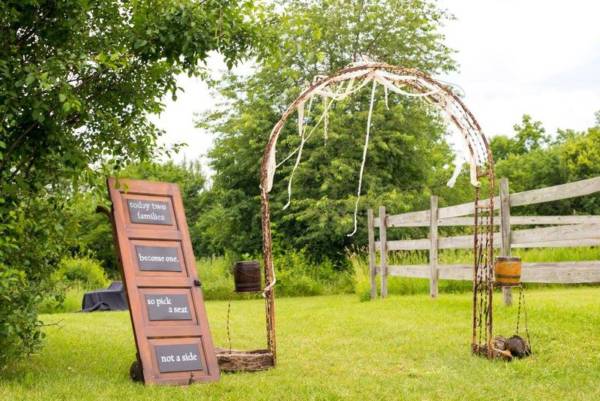 Rustic Ceremony Welcome