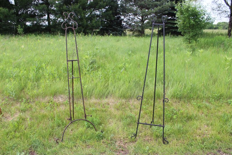 Assorted Metal Easels