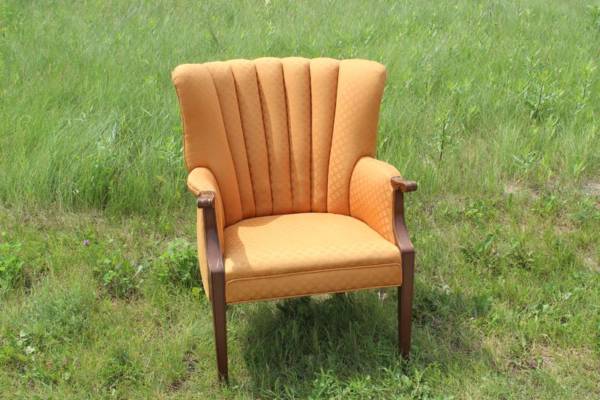 Dusty Orange Lounge Chairs