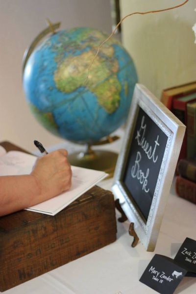 World Globes: Teacher Wedding
