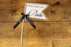 Here Comes the Bride Flag