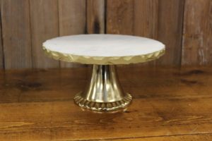 Marble & Gold Cake Stand