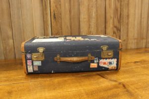 Navy Travel Suitcase