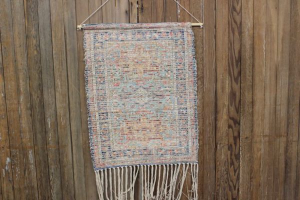 Multi-Colored Macrame Tapestry