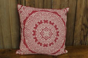 Red Lace Pillow