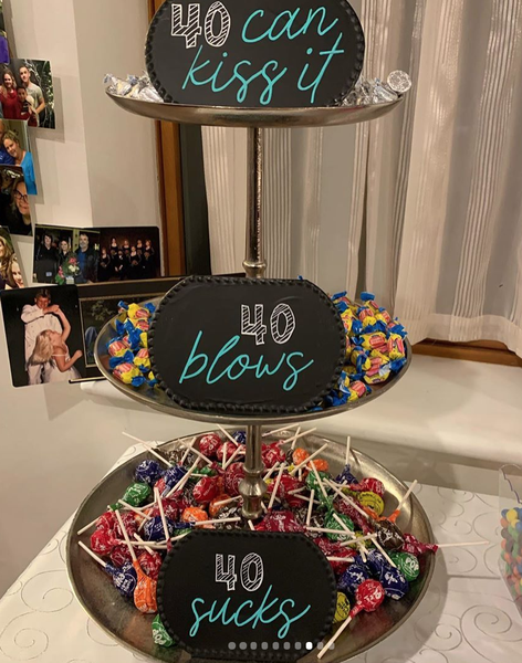 Birthday Candy Stand
