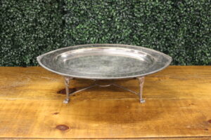 Silver Oval Cake Stand