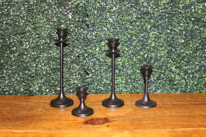 Black Taper Candle Stands