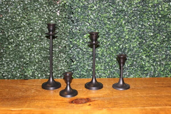 Black Taper Candle Stands