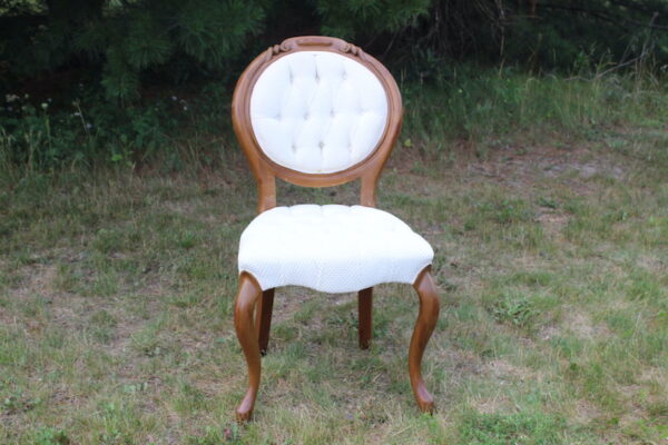 Victorian Light Cream Chair