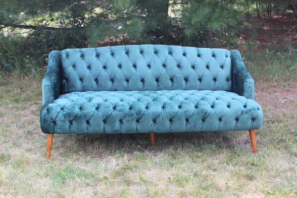 Evergreen Velvet Sofa